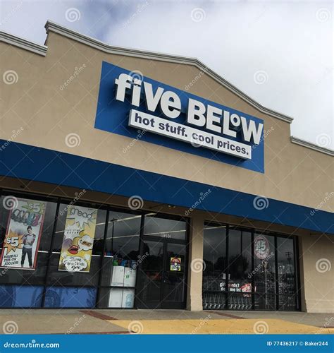 Five Below Retail Store Exterior And Trademark Logo Editorial Image