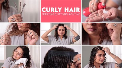 How To Wash Style And Maintain Curly Hair Heatless Curls Youtube