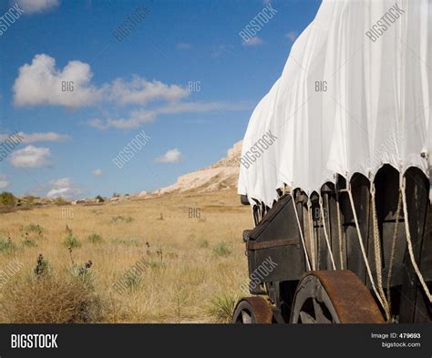 Covered Wagon Image And Photo Free Trial Bigstock