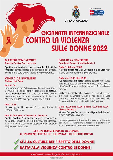 Iniziative Per La Giornata Internazionale Contro La Violenza Sulle