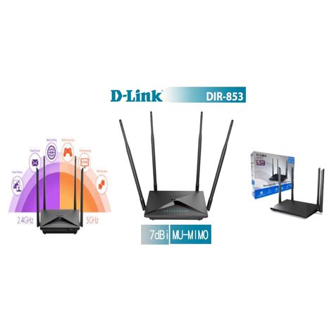 Roteador Wireless Dir 853 D Link Ac 1300 Wi Fi DIR 853 Dual Band