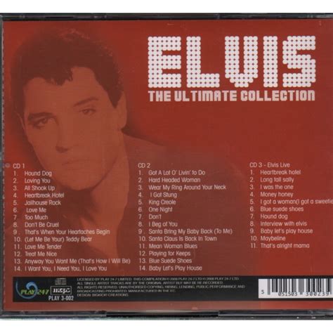 The Ultimate Collection 3cd Set Elvis Presley Cd3枚 売り手： Grigo