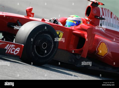 Felipe MASSA In The Ferrari F60 Car During Formula One Testing Sessions