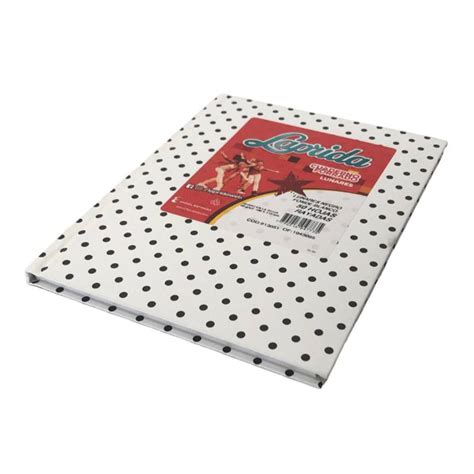 Cuaderno X Laprida Rayado Blanco Lunares Hojas Laprida