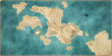 A 4K Eiselcross map I made for my players to hex crawl through ( added ...