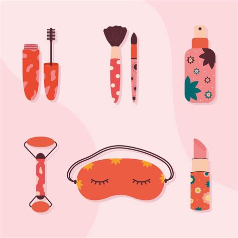 Seis Iconos De Belleza 2780853 Vector En Vecteezy