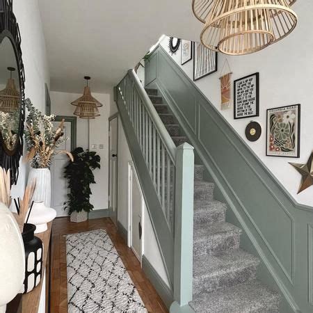 Card Room Green No Handcrafted Paint Hallway Inspiration Stairs