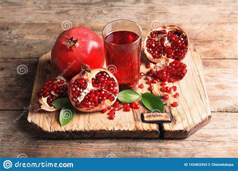 Glass Of Pomegranate Juice And Fresh Fruits Stock Image Image Of Antioxidant Exotic 143463343