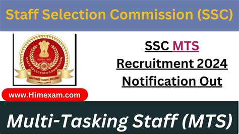 Ssc Mts Admit Card Application Status Out Himexam