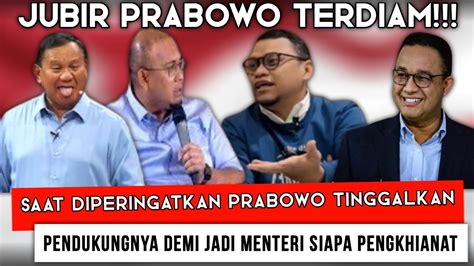 JUBIR PRABOWO TERDIAM DIUNGKIT SAAT PRABOWO TINGGALKAN 64 JT