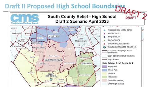 Breaking New Cms South Charlotte Boundary Draft Maps Released