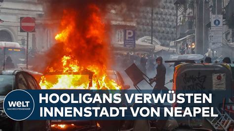 CHAMPIONS LEAGUE Heftige Randale Von Frankfurt Fans Und Hooligans In