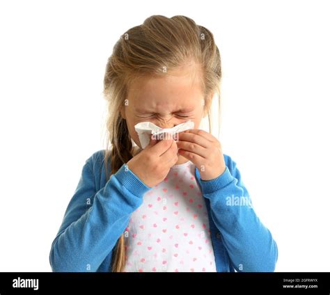 Girl Blowing Snot