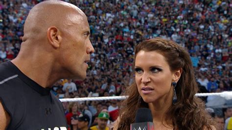 Stephanie McMahon slaps The Rock: WrestleMania 31 | WWE