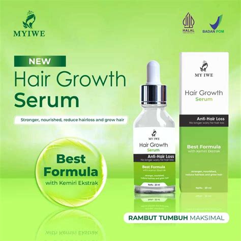 Jual My Iwe Hair Growth Serum 20 Ml Serum Penumbuh Rambut Rontok Dan