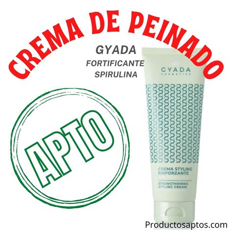 Crema De Peinado Fortificante Con Spirulina Gyada