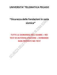 Paniere Aggiornato Sicurezza Delle Fondazioni In Zona Sismica