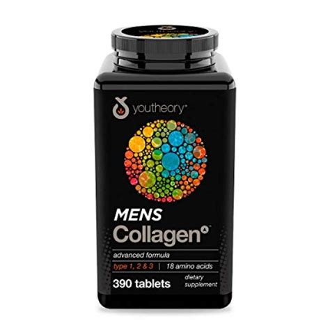 Youtheory Mens Collagen Advanced Formula 390 Tablets By