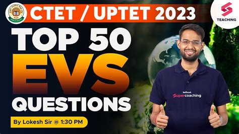 CTET UPTET 2023 Top 50 Important EVS Questions CTET EVS Preparation