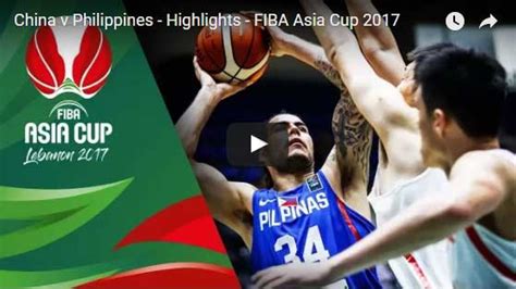 Gilas Pilipinas Vs China Fiba Asia Full Highlights Gilas Pilipinas