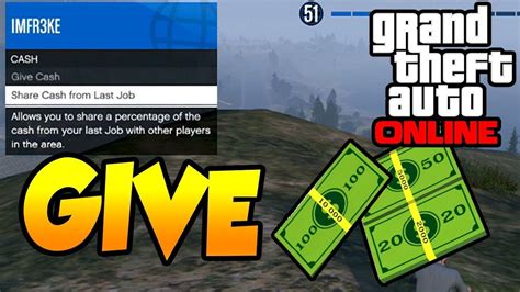 Gta Online Giving Players Money Money Glitch Mod [gta 5] Youtube