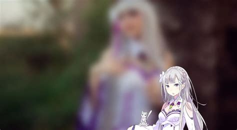 Modelo Miackacosplay Fez Um Lindo Cosplay Da Emilia De Re Zero