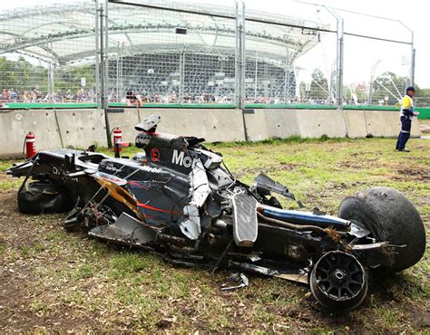 Video Fernando Alonsos Spectacular Crash At Australian Grand Prix F1 Sport Uk