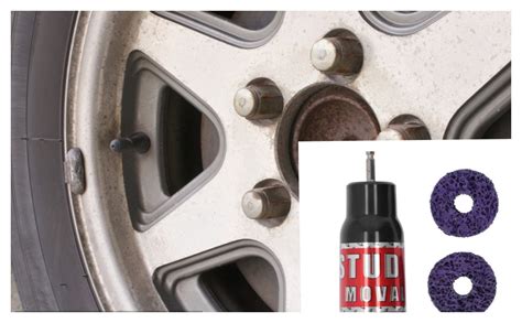 Wheel Stud Cleaner Wheel Stud Hub Cleaner Stud Rust Removal Tool Wheel