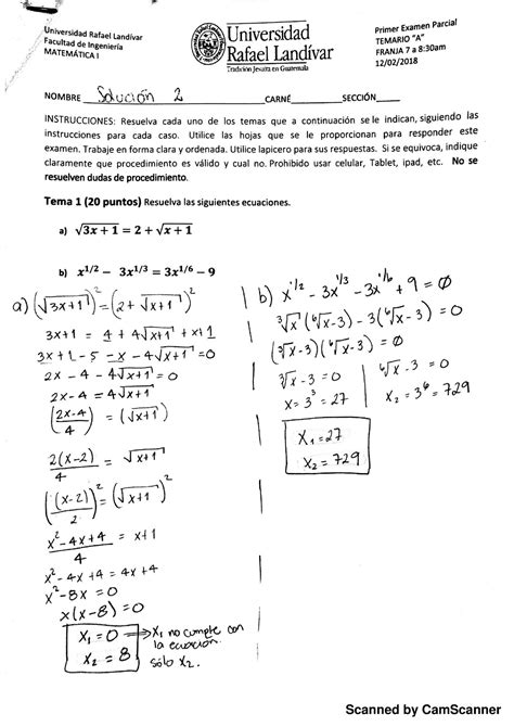 Matemática I Parcial 1 resuelto temario 1 Matemática I Studocu