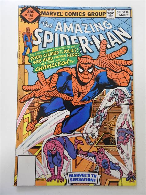 The Amazing Spider Man 186 1978 FN VF Condition Whitman Reprint