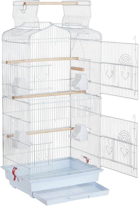 Yaheetech Vogelbauer Vogelk Fig Vogelvoliere X X Cm F R