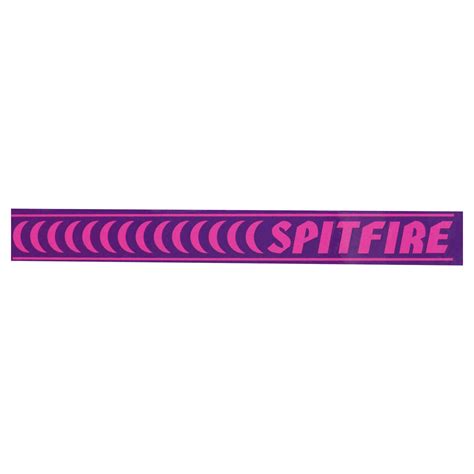 Spitfire Skateboard Barred Sticker Purplepink 875 X 1