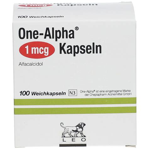 One Alpha 1 µg 100 St Mit Dem E Rezept Kaufen Shop Apotheke