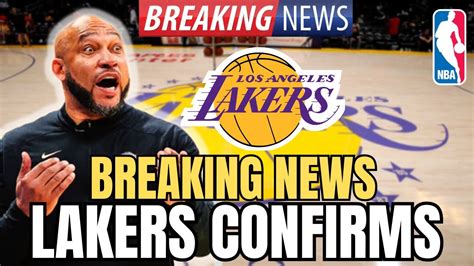 Last Minute Nobody Expected Lakers Confirms Lakers Update Today