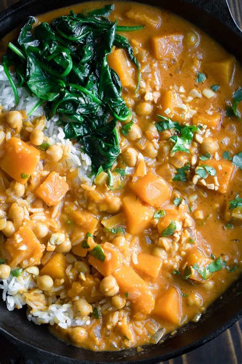 Chickpea And Butternut Squash Curry Peas And Crayons