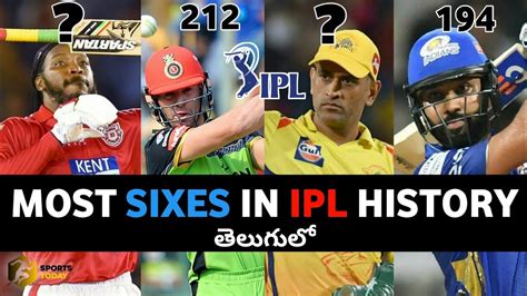 Most Sixes In Ipl History From 2008 To 2019 Top 10 Batsmen With Most