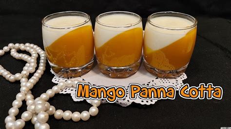 Dessert Mango Pana Cotta Without Gelatin Classic Italian Dessert