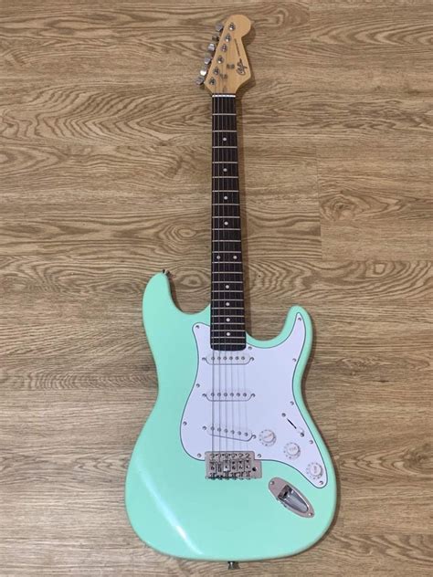 Clifton Stratocaster Mint Electric Guitar And Aspire Amp Hobbies And Toys
