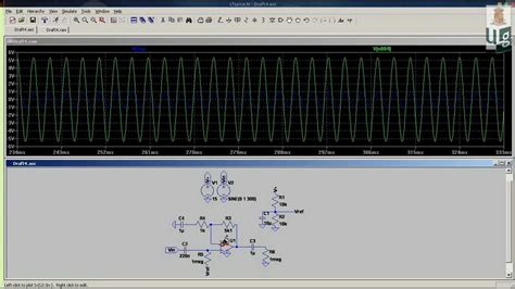 LTSpice Tutoriel part III Analyse temporelle du schéma FFT YouTube