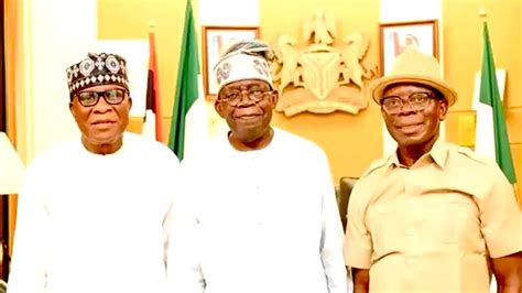 Edo Gov Ship Election Oshiomhole Leads APC Flagbearer To Meet Tinubu