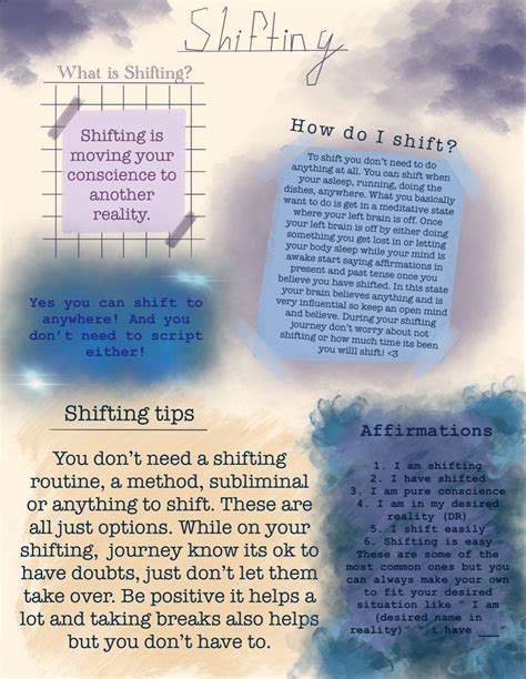 How To Shift And Some Tips Lucid Dreaming Tips Scripting Ideas