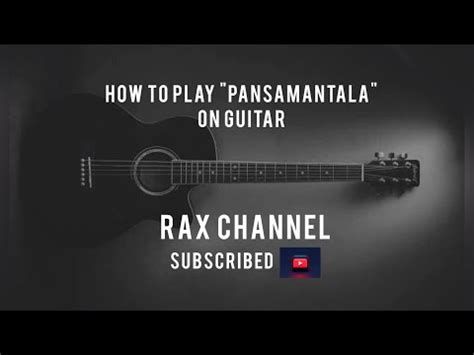 Pansamantala - Simple chords tutorial - YouTube