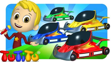 TuTiTu Songs Channel | Race Cars | Sing Along For Kids - YouTube