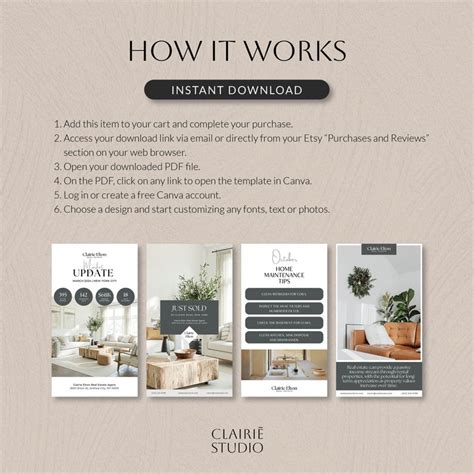 Real Estate Marketing Template Bundle Real Estate Agent Social Media