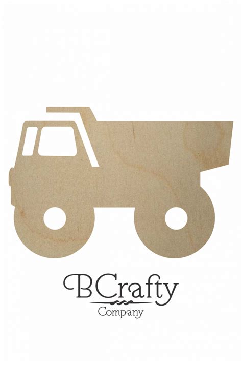 Wooden Dump Truck Cutout Bcrafty Company