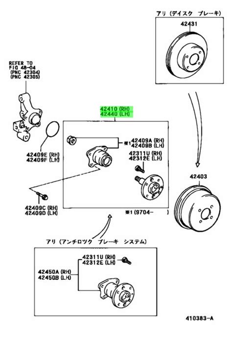 Buy Genuine Toyota Hub Bearing Assy Rear