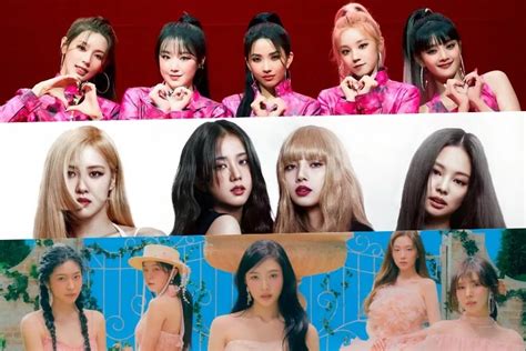 G I DLE BLACKPINK и Red Velvet возглавили рейтинг женских групп в