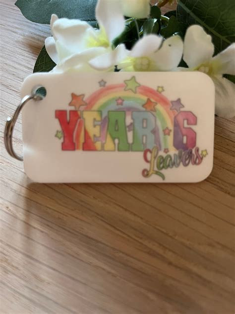 Leavers Year 6 Keyring Leavers Keychain Primary School Etsy