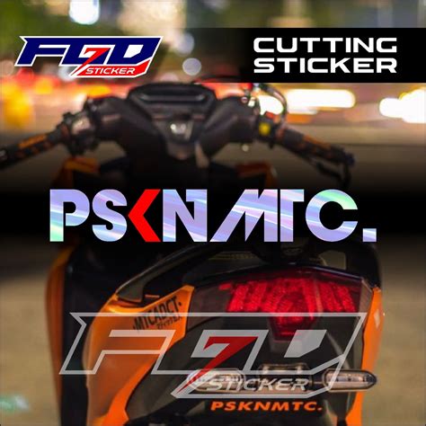 Jual Cutting Sticker Sticker Psknmtc Pasukan Matic Pskn Mtc Stiker