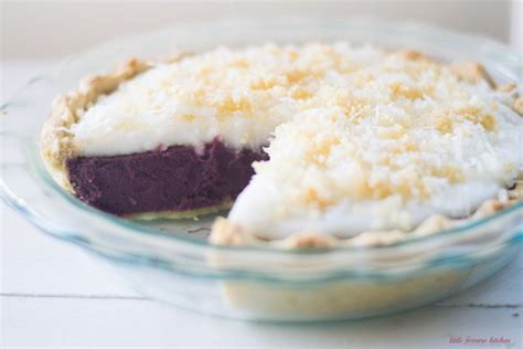 Purple Sweet Potato Haupia Pie Via Hawaiian